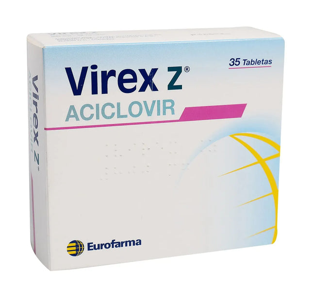 Virex Z 800 Mg 35 Tabletas
