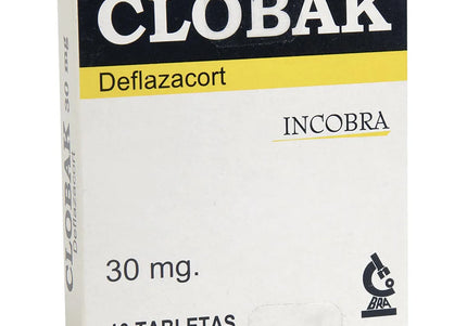 Clobak 30 Mg 10 Tabletas