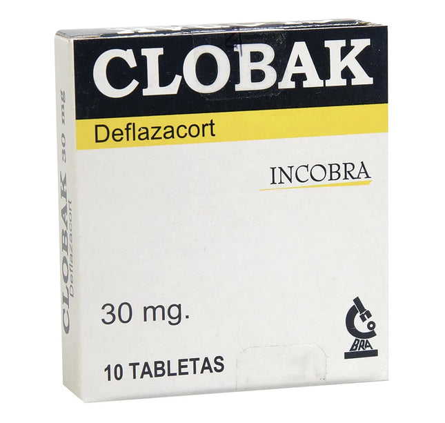 Clobak 30 Mg 10 Tabletas