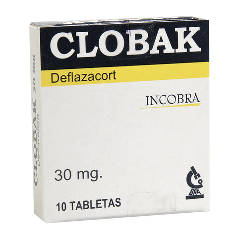 Clobak 30 Mg 10 Tabletas