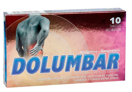 Dolumbar 220 Mg+50 Mg Cafeína 10 Tbs