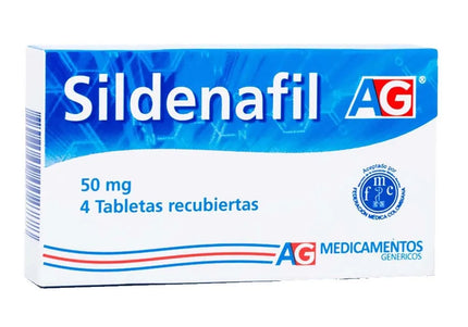 Sildenafil 50 Mg 4 Tabletas Ag