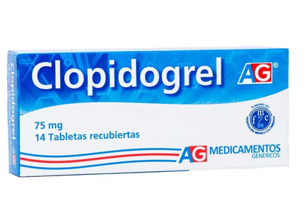 Clopidogrel 75 Mg 14 Tabletas Ag