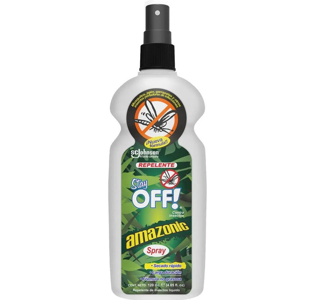 Repelente Stay Off Spray Amazonic 120 Ml