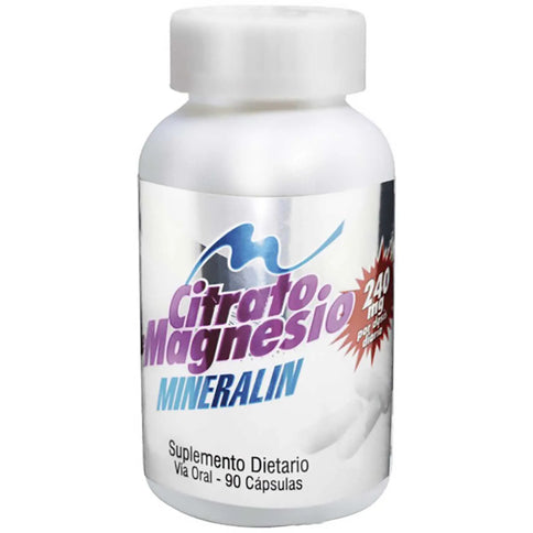 Citrato De Magnesio Mineralin 90 Capsulas
