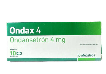 Ondax 4 Mg 10 Tabletas