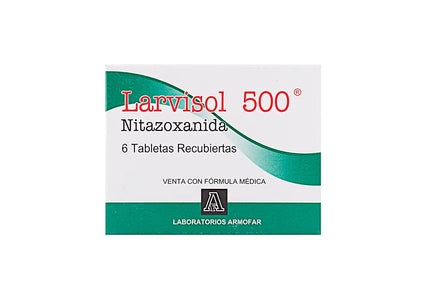 Larvisol 500 Mg 6 Tabletas