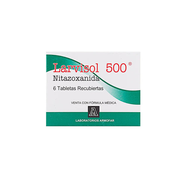 Larvisol 500 Mg 6 Tabletas