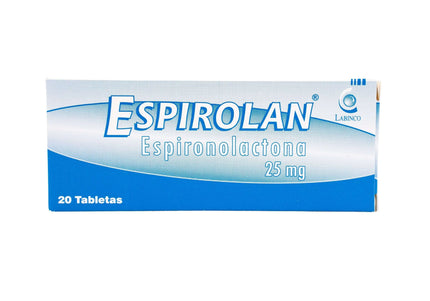 Espirolan 25 Mg 20 Tabletas