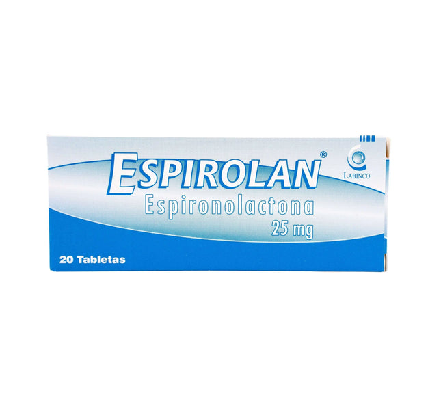 Espirolan 25 Mg 20 Tabletas