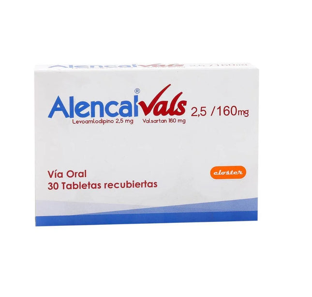 Alencal Vals 2.5 Mg/160 Mg 30 Tab