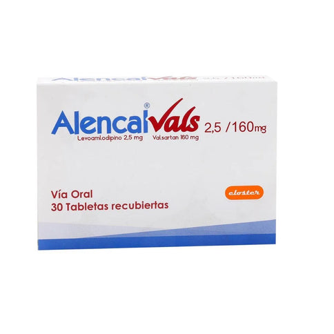 Alencal Vals 2.5 Mg/160 Mg 30 Tab
