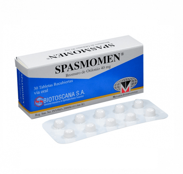 Spasmomen 40 Mg 30 Tabletas