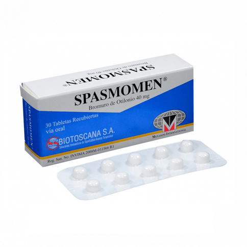Spasmomen 40 Mg 30 Tabletas
