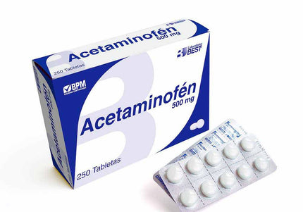 Acetaminofen 500 Mg 250 Tabletas