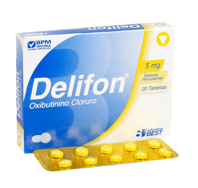 Delifon 5 Miligramos 20 Tabletas