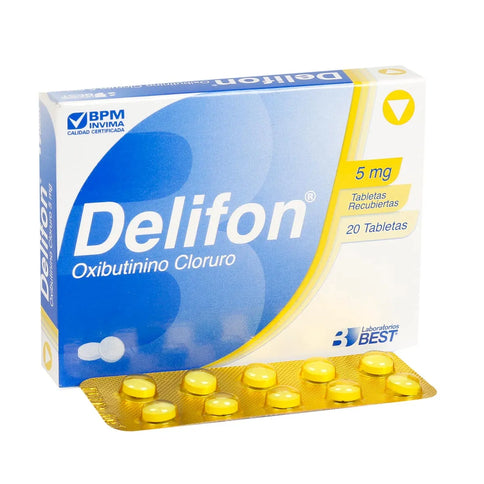 Delifon 5 Miligramos 20 Tabletas
