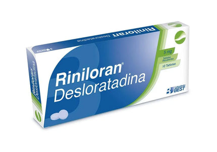 Riniloran 5 Mg 10 Tabletas