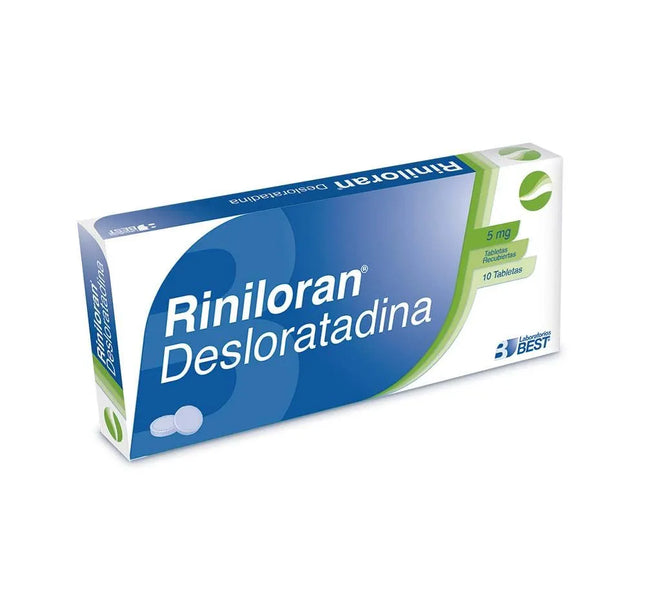 Riniloran 5 Mg 10 Tabletas