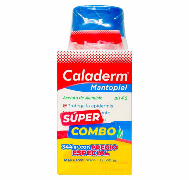 Caladerm Mantopiel 200G+Caladerm Mantopiel 12Sbs