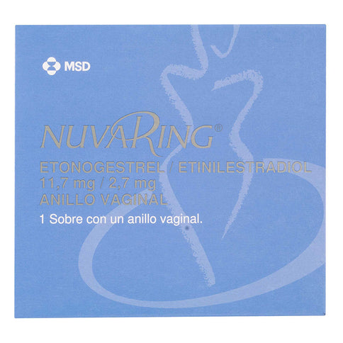 Nuvaring Anillo Vaginal 1 Sobre