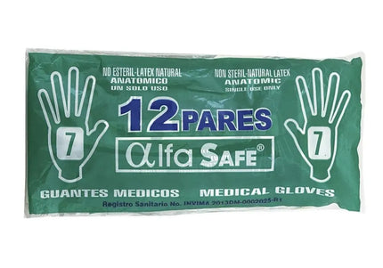Guante Cirugia Alfa 7 12 Und