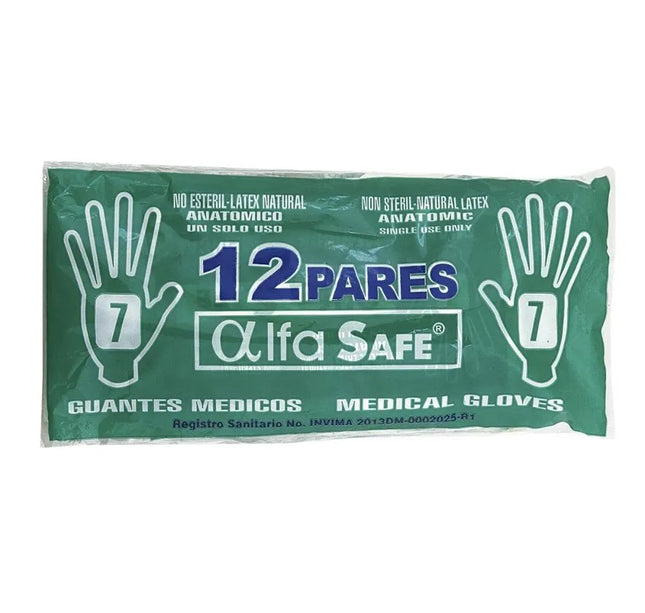 Guante Cirugia Alfa 7 12 Und