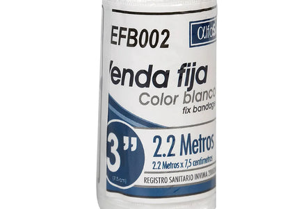 Venda Fija Blanca Alfa 3 X 2.2 Mts