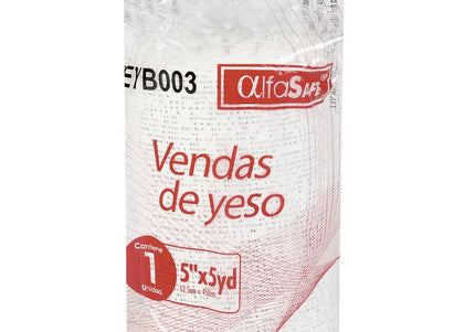 Vendas Yeso Blanca Alfasafe 5X5