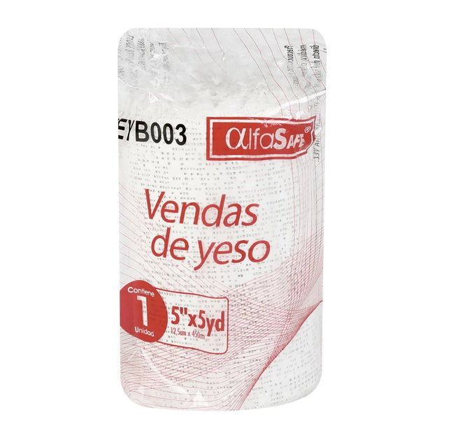 Vendas Yeso Blanca Alfasafe 5X5