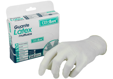 Guante Examen Alfa Latex 24 Uds M