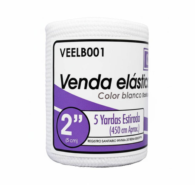 Venda Elastica Blanca Alfa 2X5