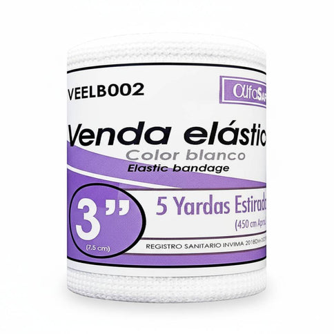 Venda Elastica Blanca Alfa 3X5