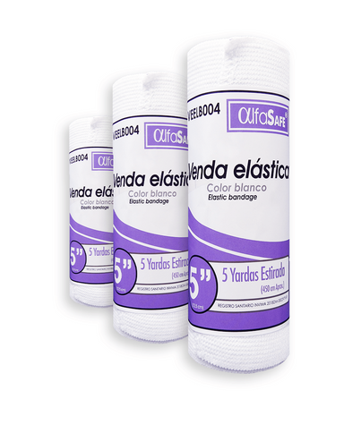 Venda Elastica Blanca Alfa 5X5
