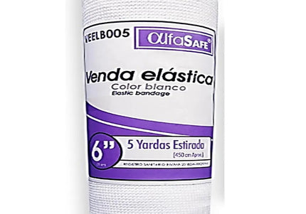 Venda Elastica Blanca Alfa 6X5
