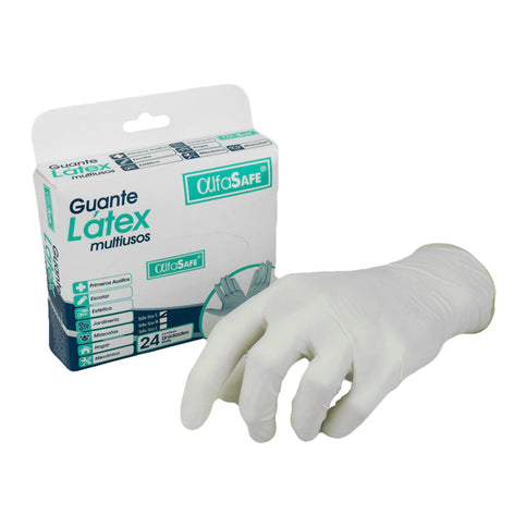 Guante Examen Alfa Latex 24 Uds S