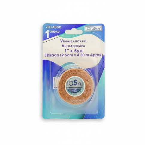 Venda Elastica Autoadhesiva 1X5 Piel Alfa