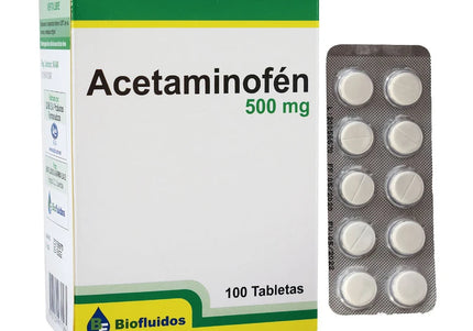Acetaminofen 500 Mg 100 Tabletas Quibi