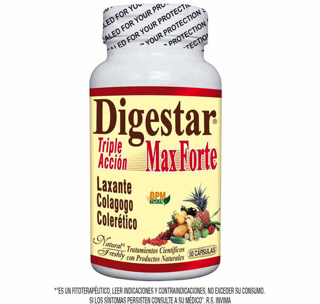 Digestar Max Forte Frasco 50 Capsulas