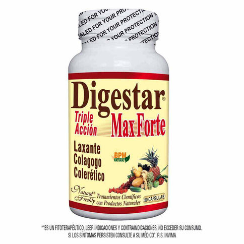 Digestar Max Forte Frasco 50 Capsulas