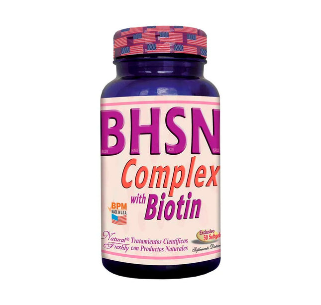 B.H.S.N Biotina Complex 50 Softgels