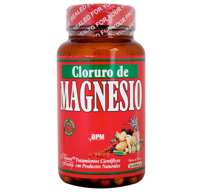 Cloruro De Magnesio + Vitamina D 50 Cap
