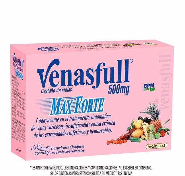 Venasfull Max Forte 60 Capsulas