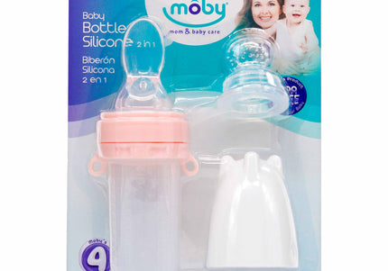 Biberon Silicona 2 En 1 Moby 1 Oz
