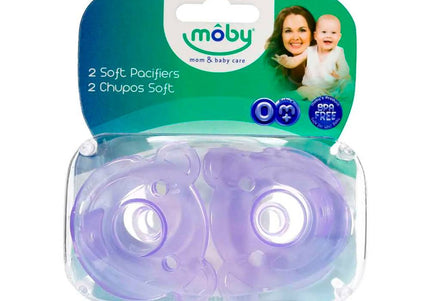 Chupo De Entretención Soft Moby 2 Unidades