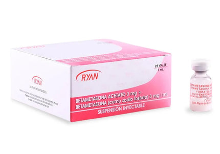 Betametasona Acetato 3Mg+Betametasona Fosfato 25 Ampollas
