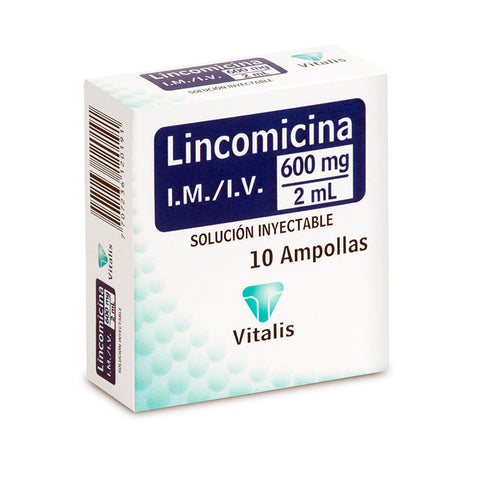 Lincomicina 600Mg/2Ml 1 Ampolla Vt