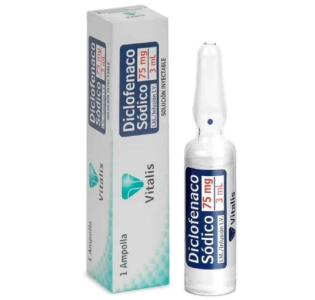 Diclofenaco 75Mg/3Ml 1 Ampolla Vt