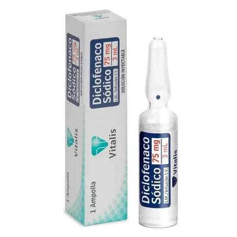 Diclofenaco 75Mg/3Ml 1 Ampolla Vt