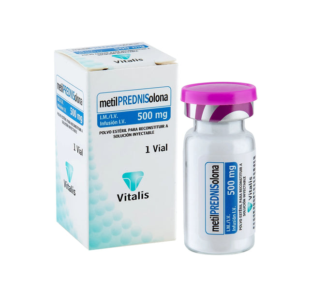 Metilprednisolona 500 Mg 1 Ampolla Vt